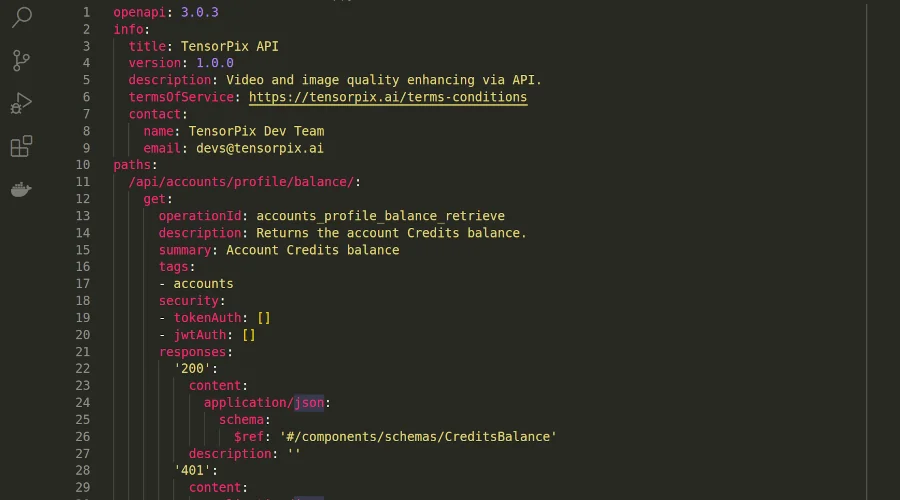 illustration of yaml schema